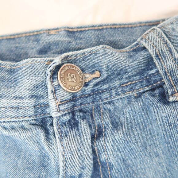 Vintage 90s Arizona Jeans Co Carpenter Blue Denim Baggy Jeans Mens 32x30 - Picture 5 of 7